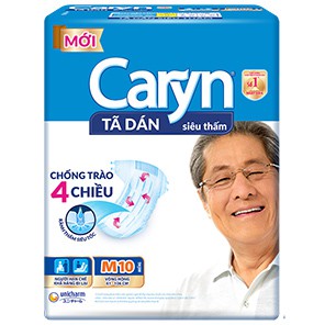 (Đủ Size) Tã dán siêu thấm Caryn cho người lớn Size M10,ML10,XL10