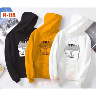 Áo hoodie Unisex nam nữ cao cấp đẹp như hình MÈO Ú