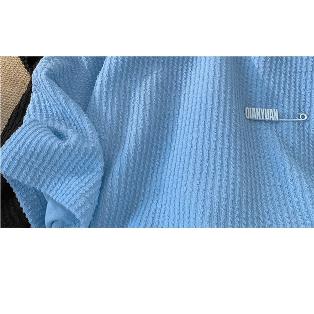 Áo Thun Nam Cổ Tròn Oversize Phong Cách Hàn Quốc