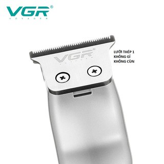 Tông đơ cắt tóc chuyên nghiệp VGR V290 có màn hình LED cảnh báo thông minh công suất mạnh mẽ sử dụng pin sạc có thể cắm