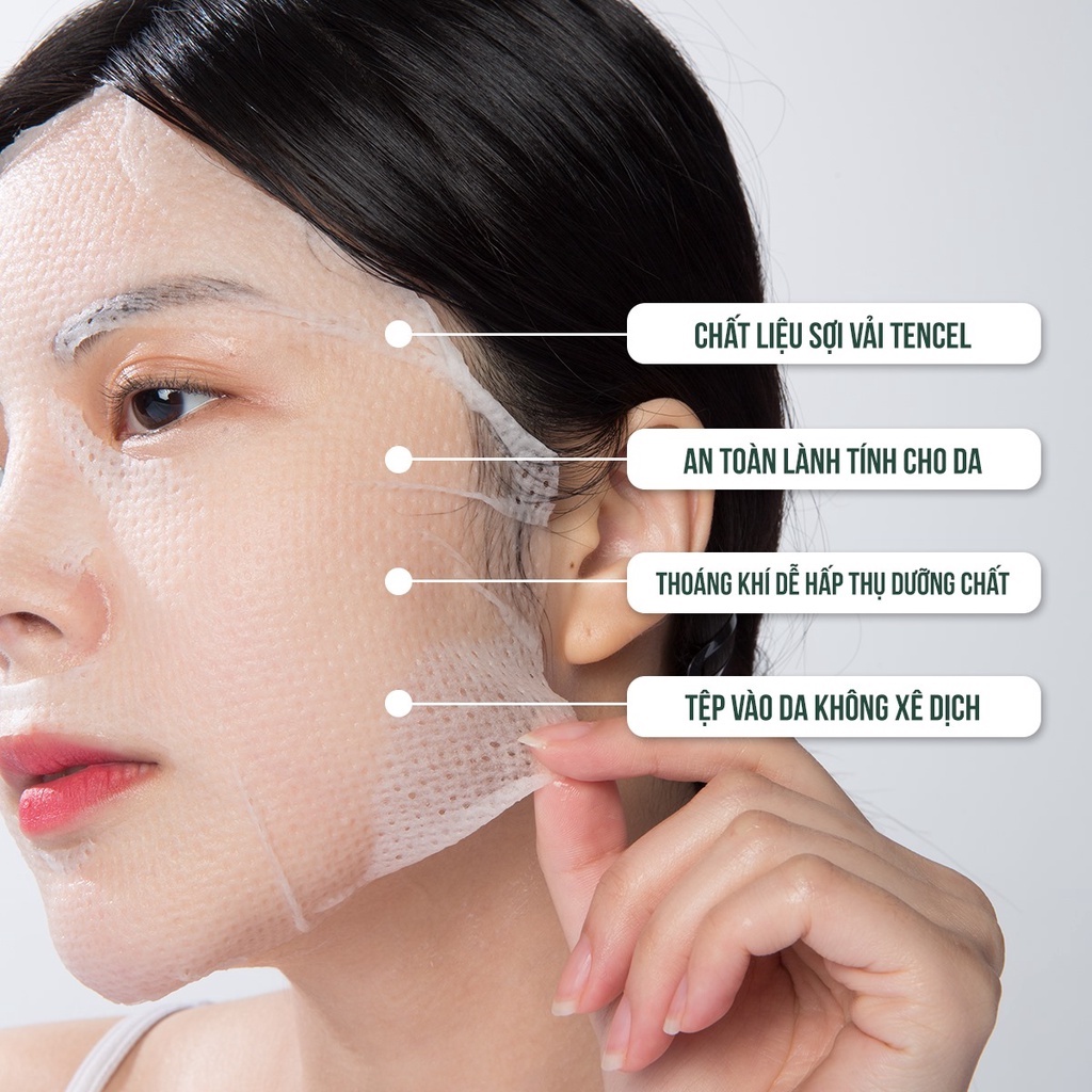 Serum thâm mụn cho da mụn da nhạy cảm và mặt nạ trắng da dưỡng ẩm thải độc Caryophy