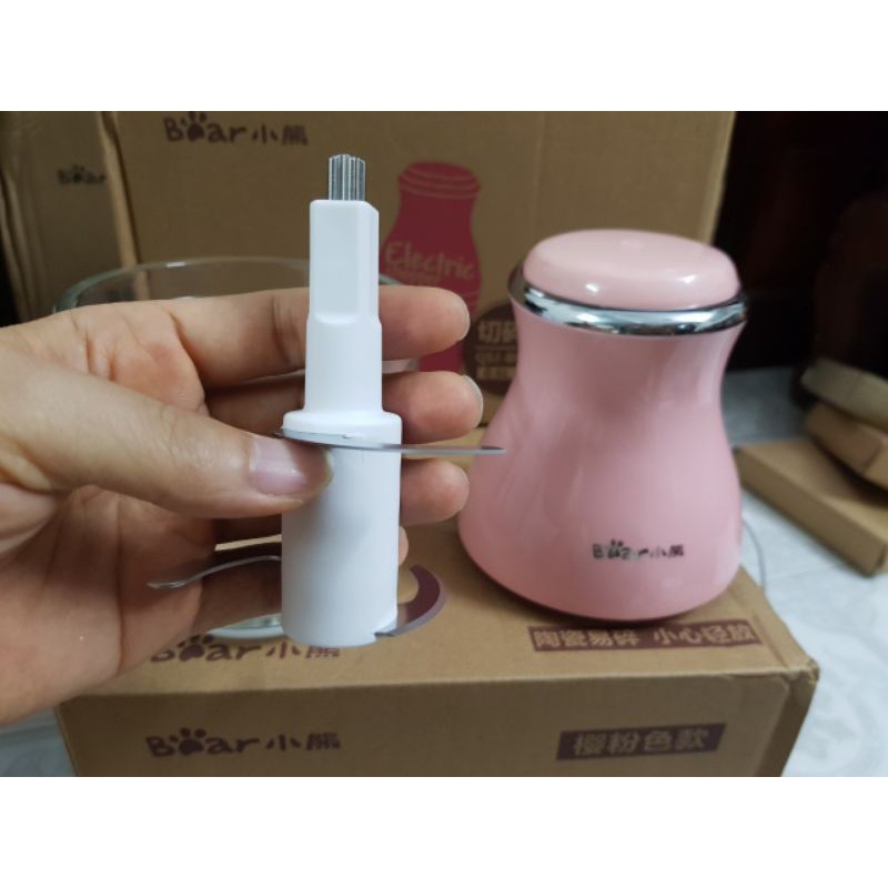 ( giá rẻ nhất shopee - sẵn hàng ) máy xay bear màu xanh 2 tốc độ 600ml