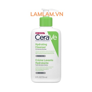 Sữa rửa mặt cerave da khô,da dầu 236ml - 473ml