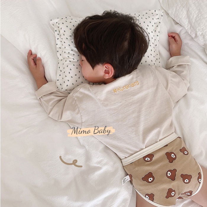 Set 3 quần chip chất liệu cotton họa tiết gấu thỏ dễ thương cho bé QA29 Mimo Baby