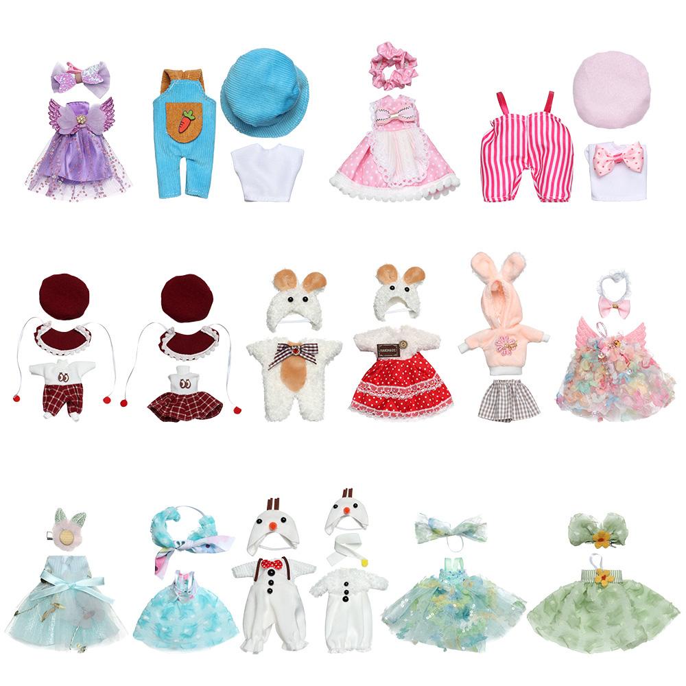 LUOL Đầm Đồ Chơi Búp Bê 16~17cm