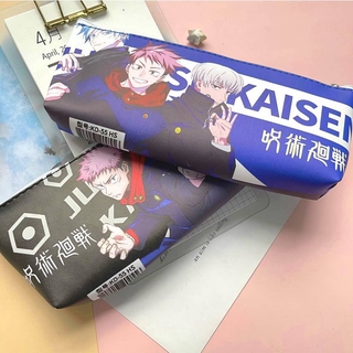 Hộp bút to dễ thương Anime Jujutsu Kaisen Cute Canvas Zipper Pencil Bag Pencil Box Pencil Case kids Stationery Gift  Itadori Yuuji Gojou Satoru Fushiguro Megumi Kugisaki Nobara