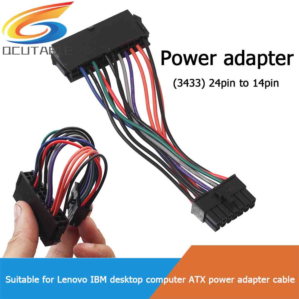 Dây Cáp Chuyển Đổi ATX 24 Pin Sang 14 Pin Cho Lenovo IBM Q77 B75