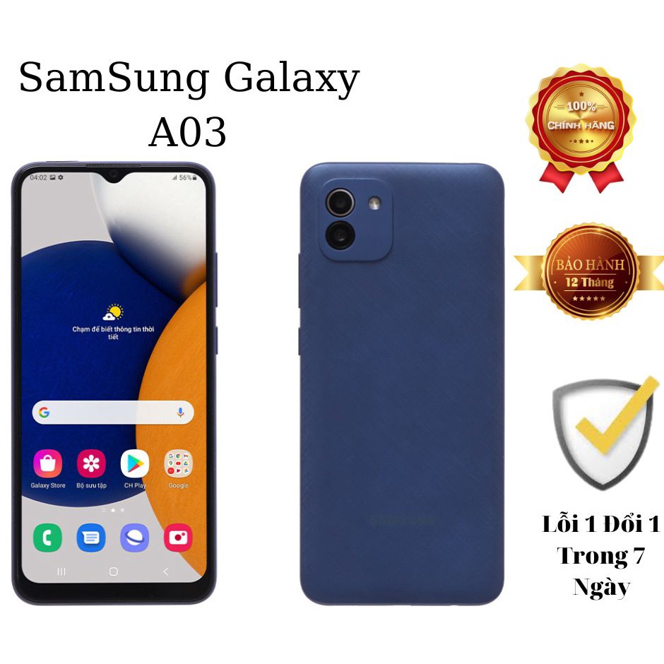 * Điện thoại Samsung Galaxy A03 3/32GB Bảo Hành 12 Tháng Lỗi 1 Đổi 1 Trong 7 Ngày *