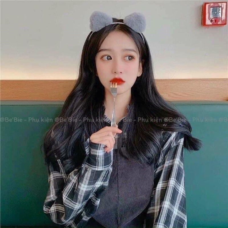 Băng đô/ Cài Tóc tai mèo phong cách Hàn Quốc đáng yêu cho nữ