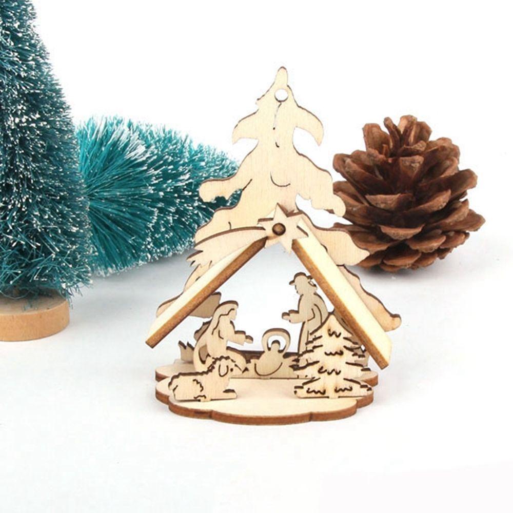 CONOPERY Set 1 / 2 Phụ Kiện Trang Trí Giáng Sinh Dễ Thương