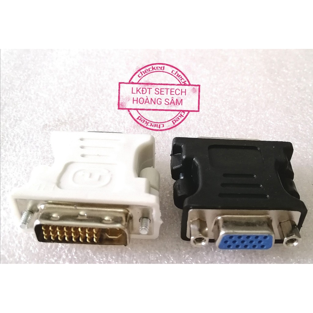 Đầu chuyển DVI 24+5 sang VGA(1 chiếc)