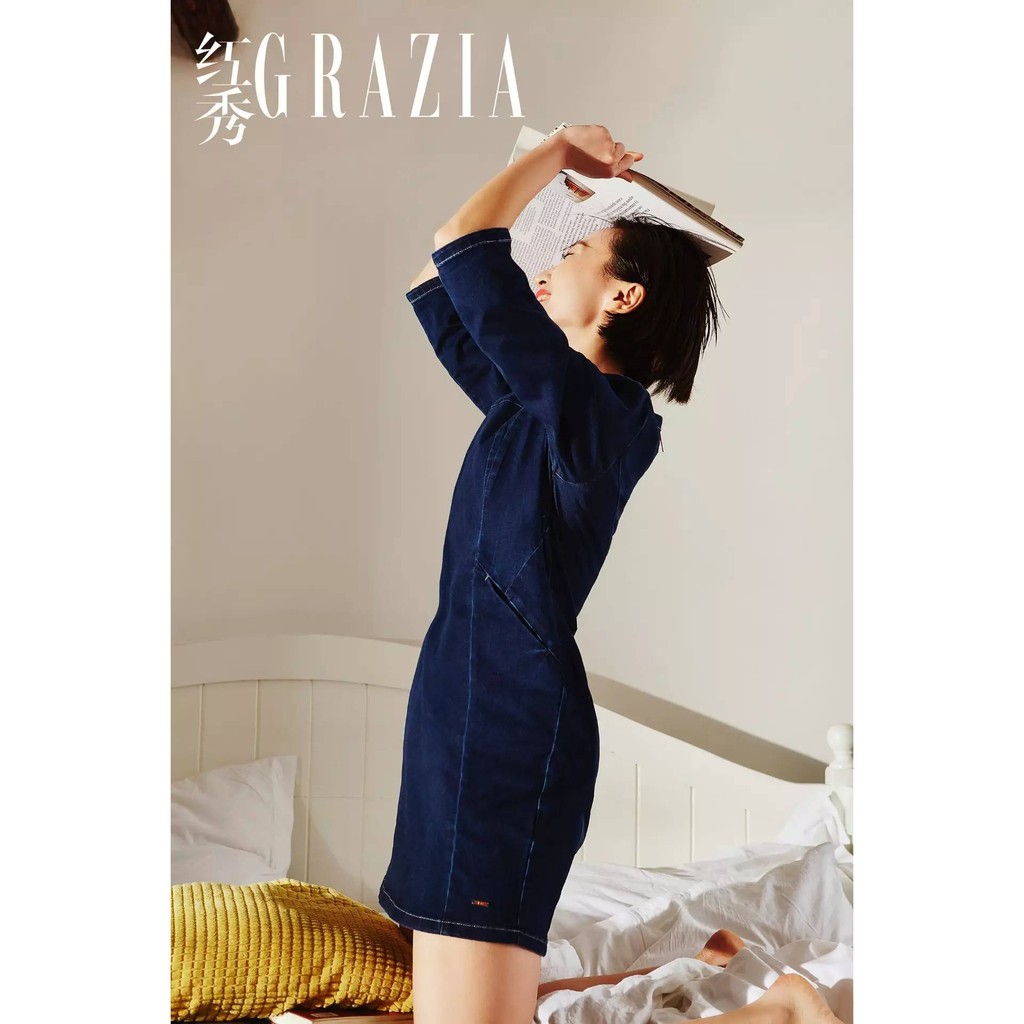 Đầm nữ Denim LEE xuất Hàn Quốc