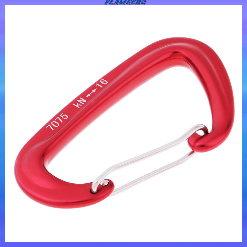 Móc Khóa Dây Lò Xo Chữ D Siêu Nhẹ 16KN Cho Leo Núi Đá