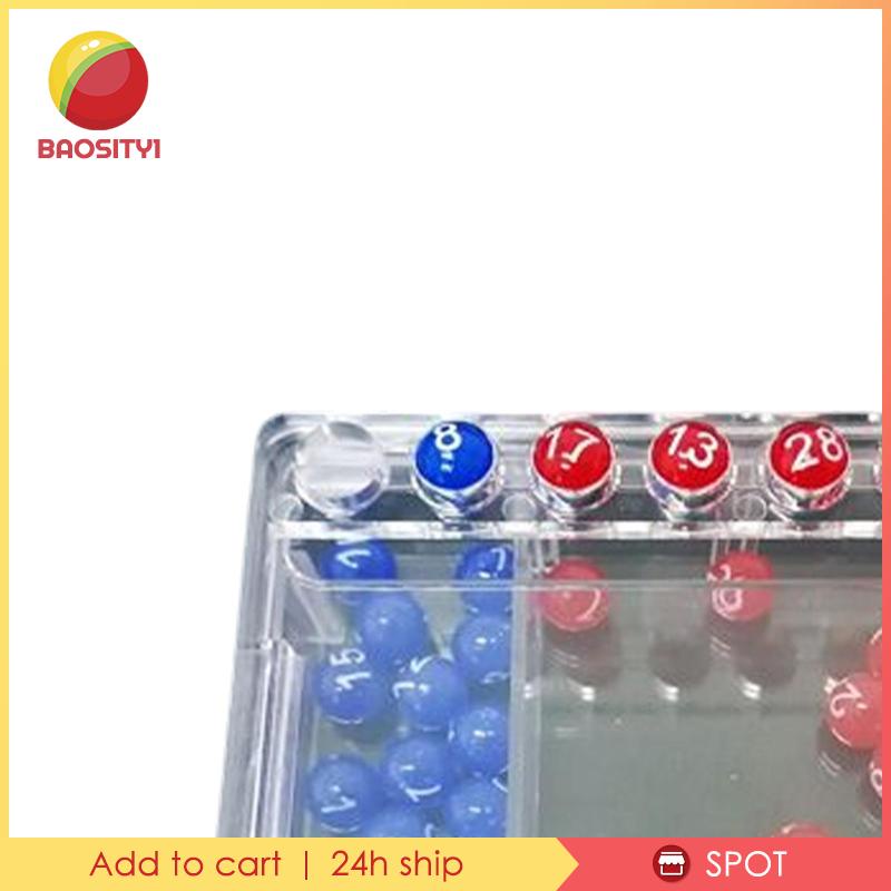 [Baosity1] Máy Xổ Số Đồ Chơi Mini Màu Đỏ Số 33