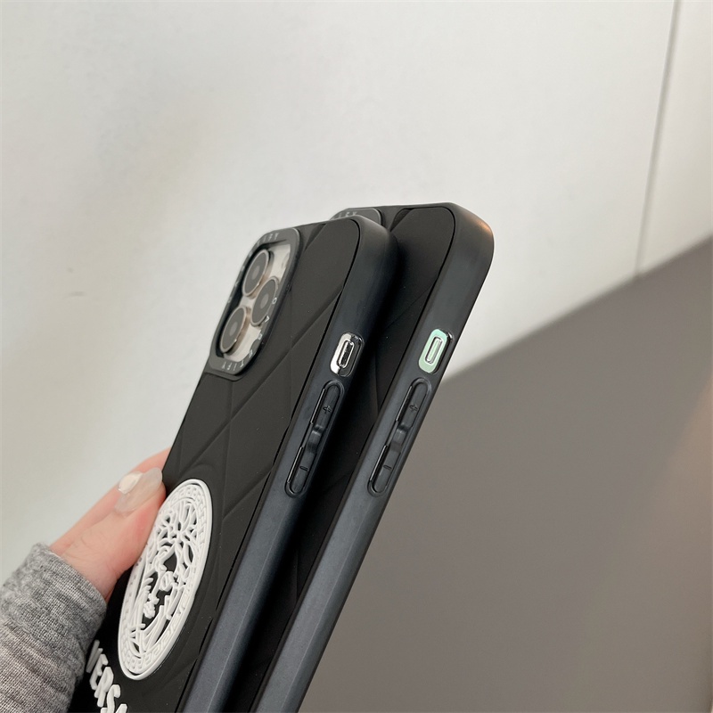 Ốp Điện Thoại Silicon TPU Chống Sốc In LOGO Burberr 3D Sang Trọng Cho iphone 14 11 12 13 Pro Max 14plus