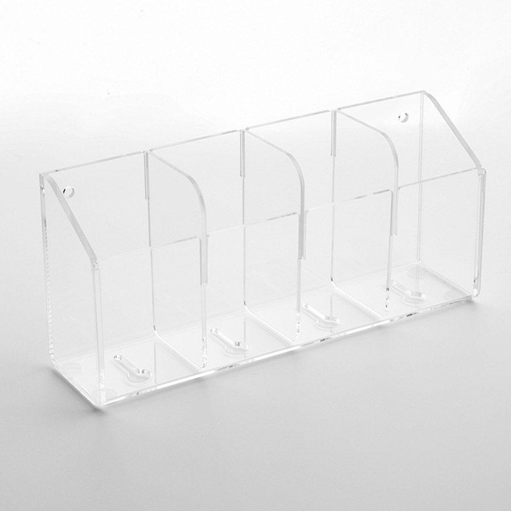 LAKAMIER Giá Đỡ Điều Khiển Từ Xa 4 Lỗ Bằng Acrylic Tiện Dụng