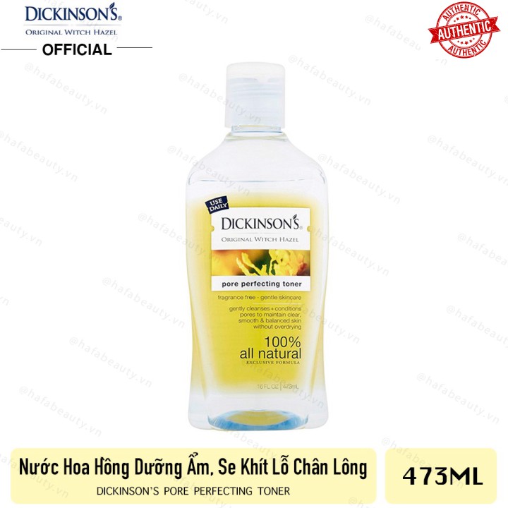 [Mã giảm giá] Nước hoa hồng Dickinson's Original Witch Hazel Pore Perfecting Toner 473ml