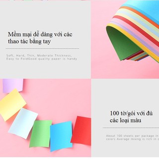 Giấy thủ công học sinh - origami