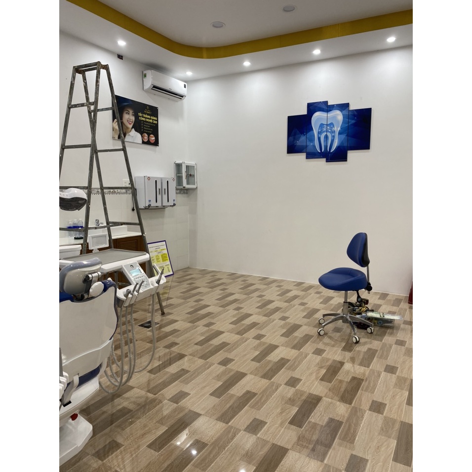 Set Tranh trang trí phòng khám Nha khoa - SET 30, 31, 37, 38 - chất liệu IN GỖ TRÁNG GƯƠNG SẴN MẮC TREO