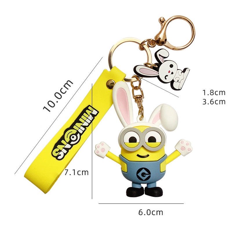 Móc khóa Minions 12 con giáp độc lạ cao cấp hot trend phụ kiện túi xách ArsC Store