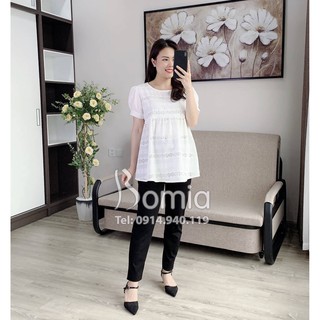Áo bầu thô hoa thổ cẩm