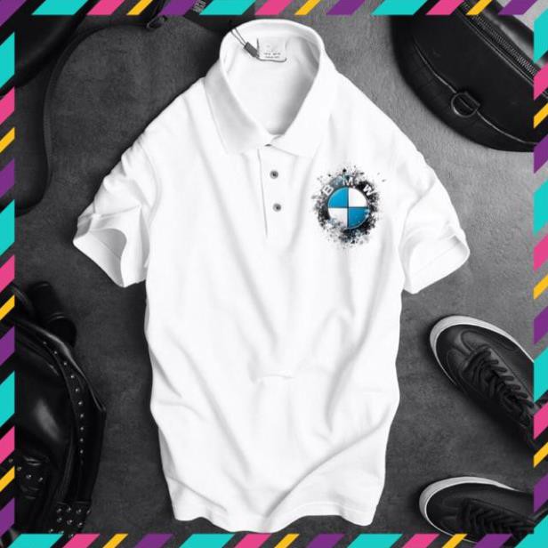 SALE- Áo xe BMW [ vải POLY CÁ SẤU ] áo thun xe BMW