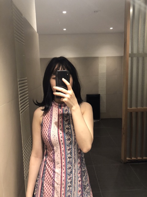 Váy cotton ghi le hàng xk VCTS0121001 | BigBuy360 - bigbuy360.vn