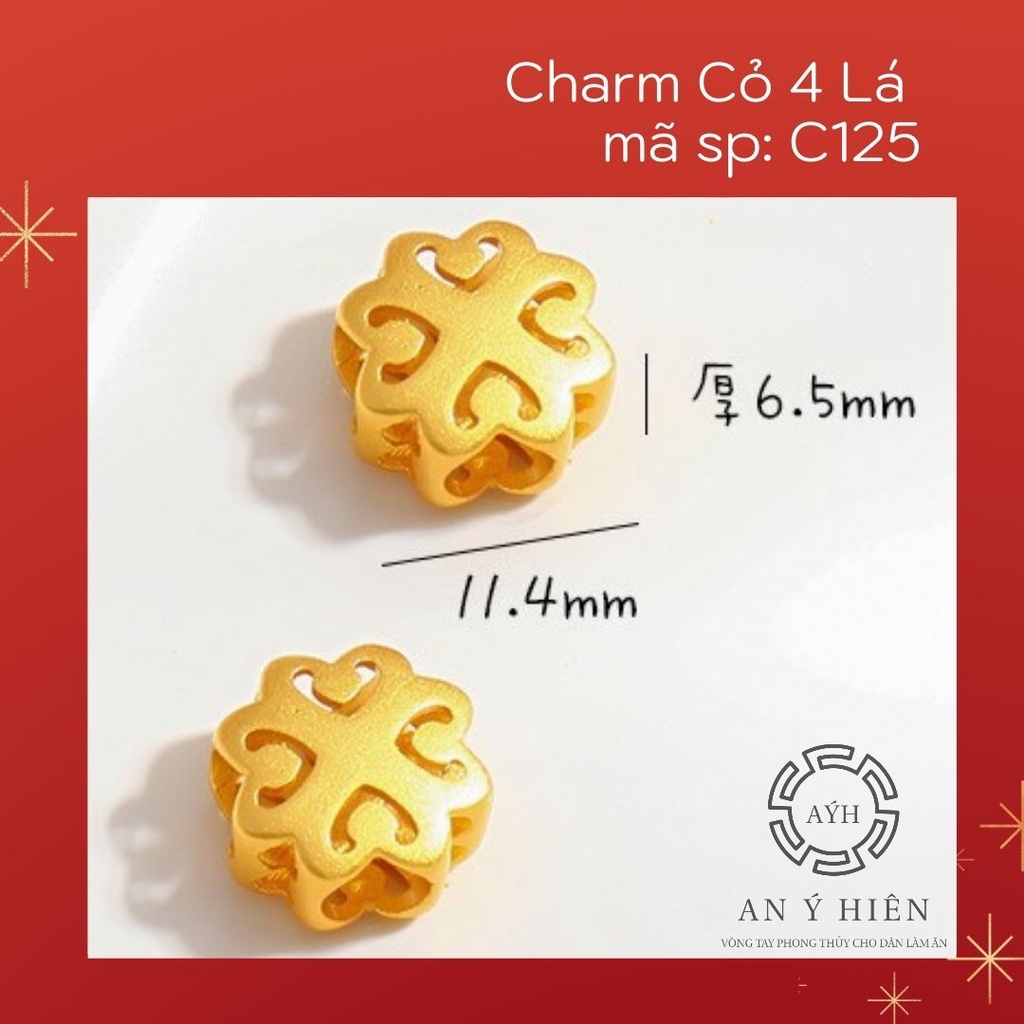 Charm cỏ 4 lá #C125 ( An Ý Hiên)