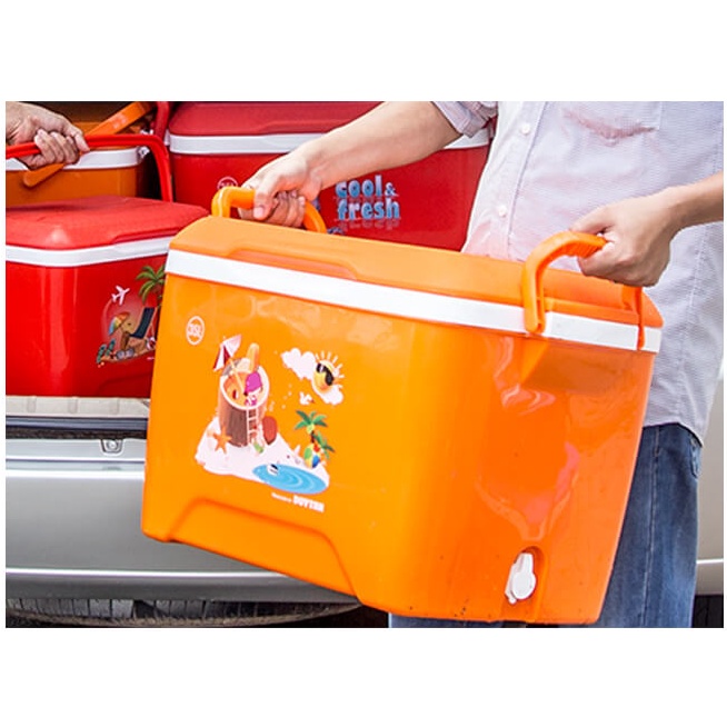 Thùng đá Duy Tân 45 hàng mới giữ lạnh cực tốt
