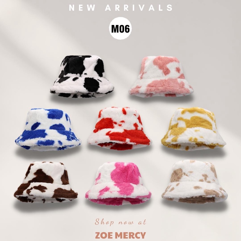 [SẴN]Mũ nón bucket lông mịn phong cách Ulzzang (M05)