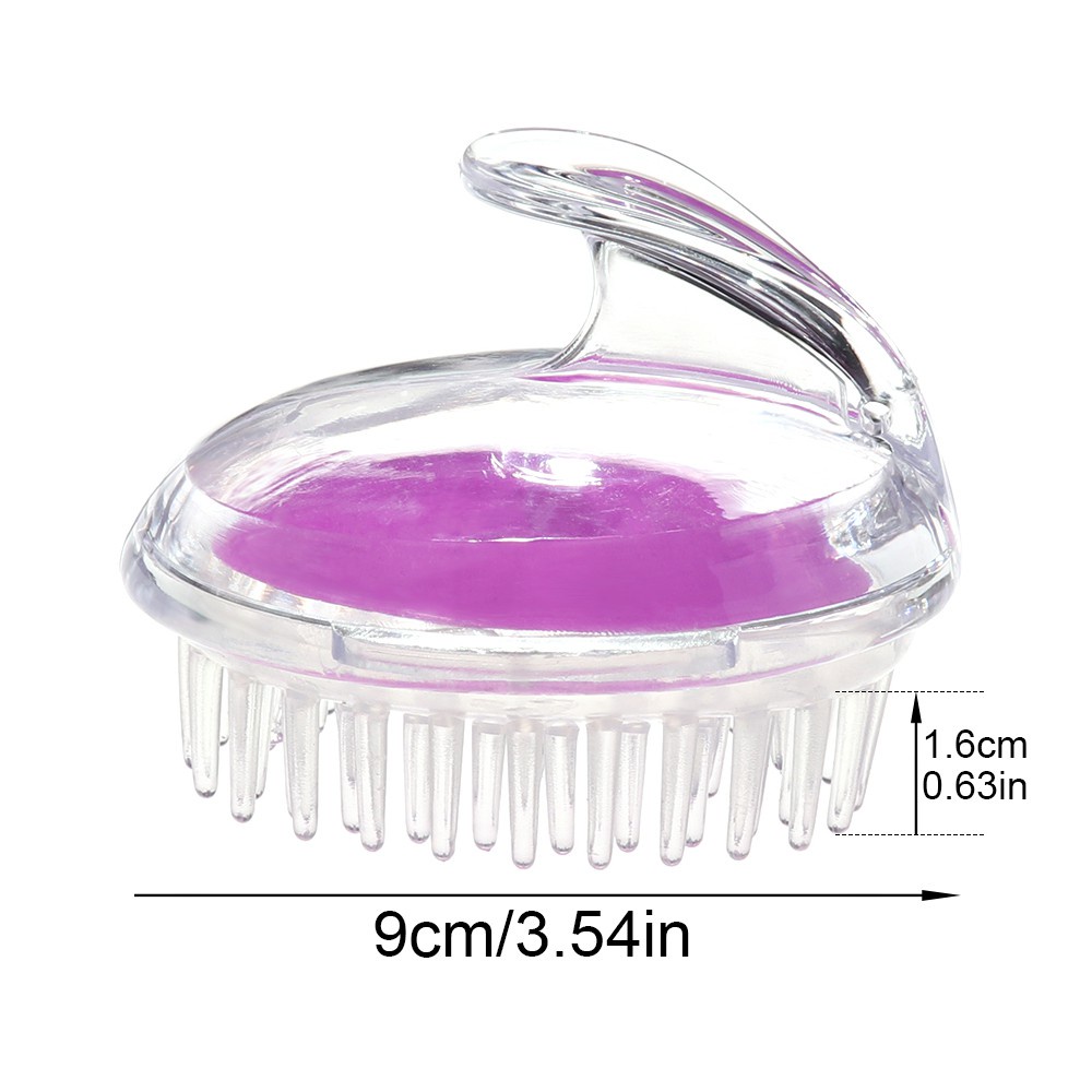 Lược Silicone Mát Xa Da Đầu Gội Đầu Tóc Thời Trang Tiện Dụng