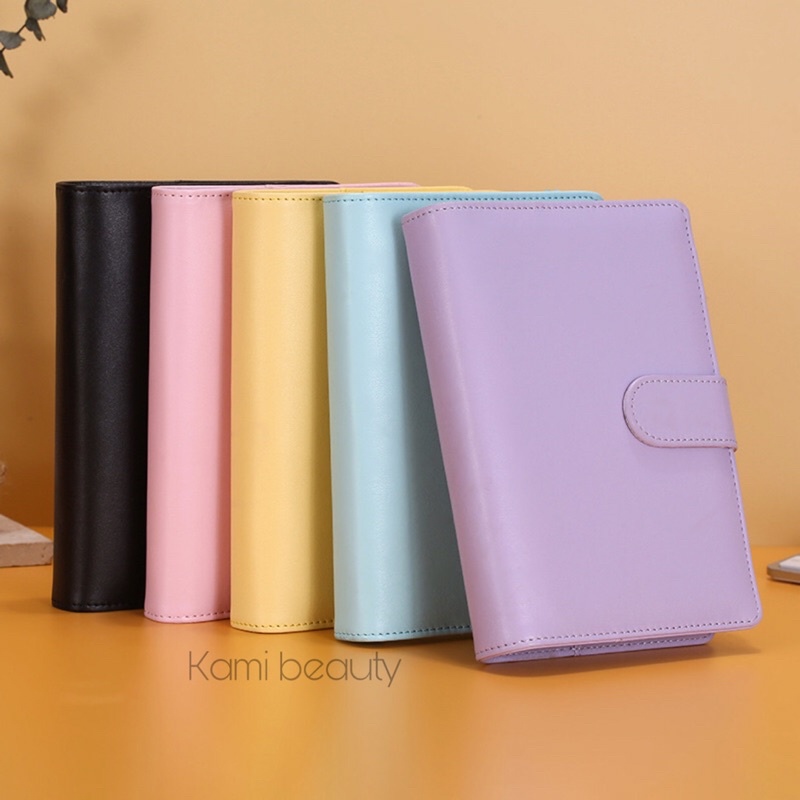 Sổ Còng Da A6  6 Lỗ Siêu Đẹp Nhiều Màu Sổ Còng Planner,sổ tiết kiệm, chi tiêu cá nhân