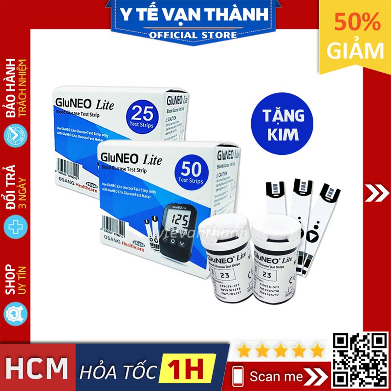 ✅ Que Thử Đường Huyết- GluNeo Lite -VT0788 | Y Tế Vạn Thành