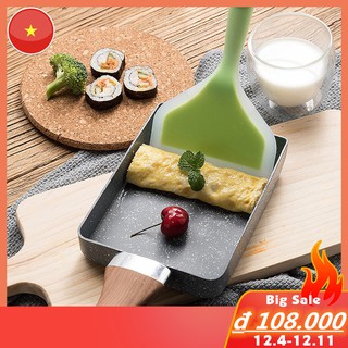 Chảo vuông chiên trứng Rổ Nhựa Vuông Chảo Rán Trứng Vuông Chảo Chống Dính Cao Cấp Chảo vuông rán trứng