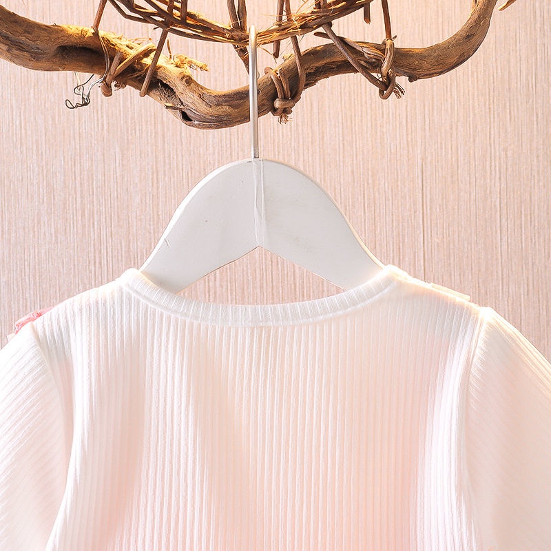 Đầm Công Chúa Bằng Cotton Tay Ngắn Thắt Nơ Phong Cách Hàn Quốc Thời Trang Mùa Hè Cho Bé Gái 0-4 Tuổi