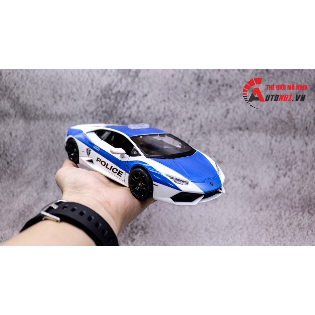 MÔ HÌNH XE LAMBORGHINI HURACAN LP610-4 POLICE 1:24 MAISTO 4330