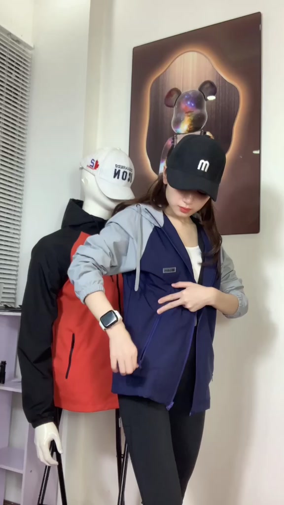 Áo gió phối 2 lớp nam nữ lót lưới cao cấp, phiên bản mới năm 2023 | BigBuy360 - bigbuy360.vn