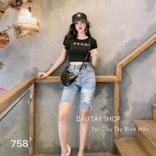 NGỐ JEANS LƯNG CAO