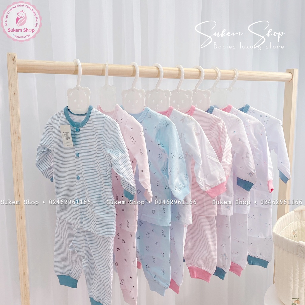 Bộ cài thẳng dài Mio cotton mỏng