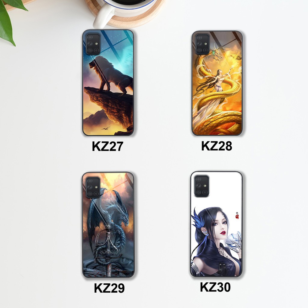 Ốp lưng kính SAMSUNG A31 - A51 - A71 - A12 - A30S - A50 - A50S in hình hổ báo
