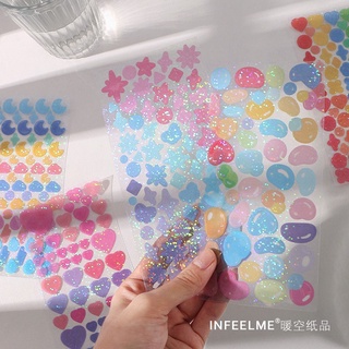 TL23 - Sticker có nhũ lung linh dễ thương