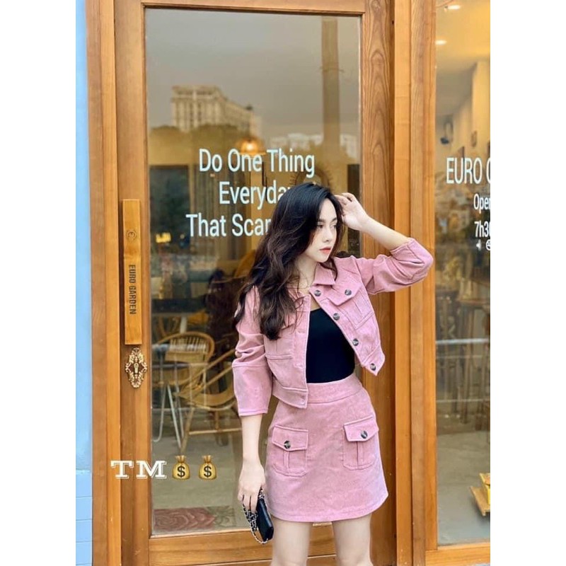 ❤️ ẢNH CHỤP THẬT SET BÒ ÁO + CHÂN VÁY #195