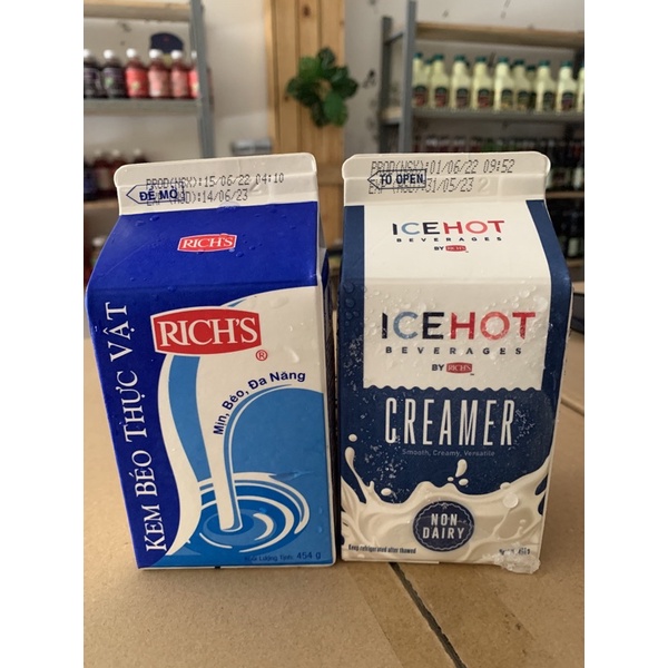 Kem Béo Thực Vật Rich Lùn 454g