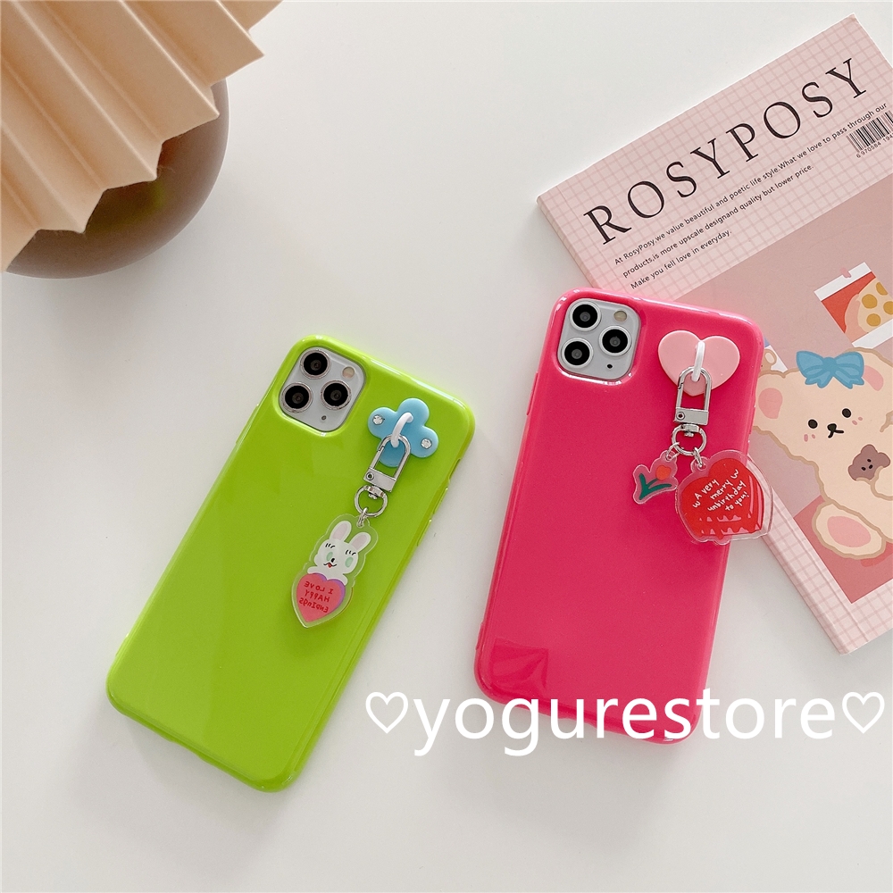 Fashion Flowers Pendant Candy Colors Soft Phone Case Cover for iPhone 12 Mini 12 Pro Max 11 Pro Max X XS XR XSMax 8 7 Plus SE 2020