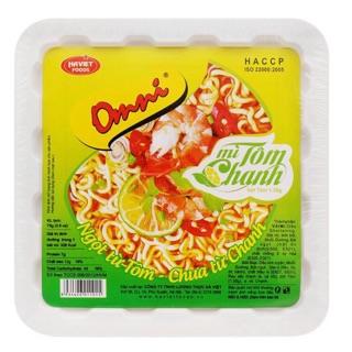 [SALE] COMBO 5 BÁT MỲ OMNI TÔM CHANH BÁT 75gr SIÊU NGON