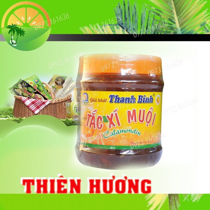 Tắc xí muội Thanh Bình hủ nhựa 900g - đồ ăn vặt