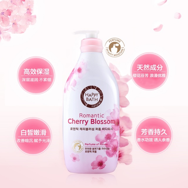 Sữa Tăm Happy Bath Natural Body Wash 900ml