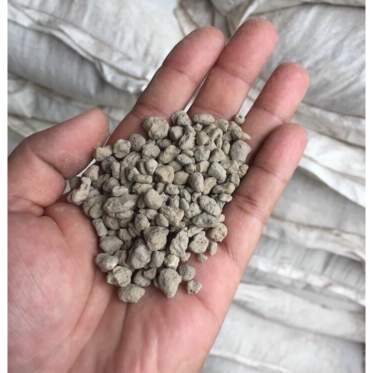 1kg Đá bọt Pumice Indonesia (đá thấm thủy, đá lông vũ, nham thạch trắng, đá núi lửa, đá ngậm nước...)