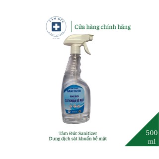 Nước tẩy rửa bề mặt TĐ Sanitizer bình xịt dung tích 500ml