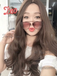 Tóc bộ mái dài ngôi giữa